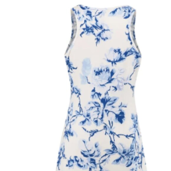 #189 V NECK SLEEVELESS DRESS WITH A TIE WRAP AROUND COVER UP - Picture 3 of 4